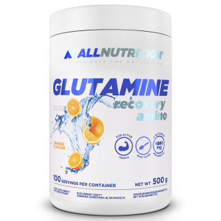 AllNutrition Glutamine Recovery Amino expirace Obsah: 500g, Příchuť: citron
