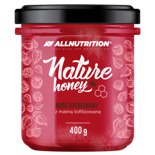 AllNutrition Nature Honey 400g expirace 04/2023 Příchuť: malina