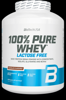 Biotech 100% Pure Whey lactose free Obsah: 2270 g, Příchuť: čokoláda