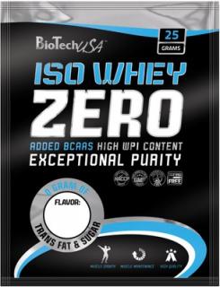 Biotech Iso Whey Zero - vzorek Obsah: 25 g, Příchuť: cookies and cream