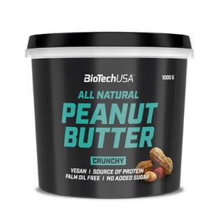 Biotech Peanut Butter All Natural Obsah: 1000 g, Příchuť: crunchy