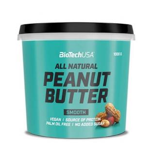 Biotech Peanut Butter All Natural Obsah: 1000 g, Příchuť: smooth
