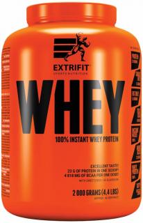 Extrifit 100% Whey Protein 2000g Obsah: 2000 g, Příchuť: banán