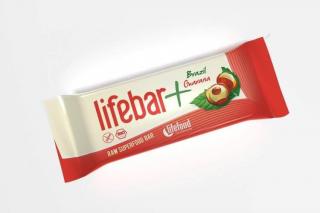 Lifebar Plus Obsah: 47 g, Příchuť: Guarana a Brazil