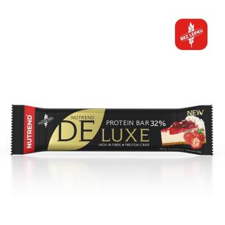 Nutrend Deluxe Protein Bar 60g Obsah: 60 g, Příchuť: jahodový cheesecake v mléčné čokoládě