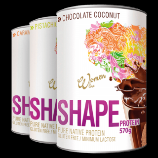 Prom-in Women Line Shape protein 570g Obsah: 570 g, Příchuť: čokoláda s kokosem