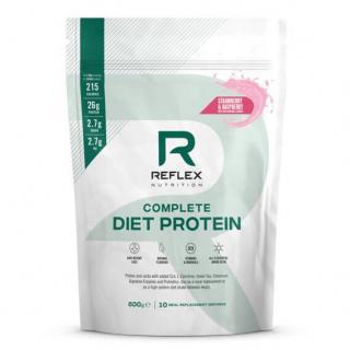 Reflex Complete Diet Protein 600g Obsah: 600 g, Příchuť: jahoda a malina