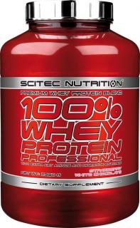 Scitec Nutrition 100% Whey Protein Professional 2350g Obsah: 2350 g, Příchuť: bílá čokoláda/jahoda