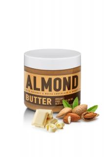 SizeandSymmetry Almond Butter (Mandlové máslo) Obsah: 500 g, Příchuť: bílá čokoláda, kokos a med