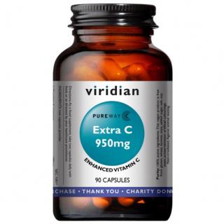 Viridian Extra C 950mg (Vitamin C) Obsah: 90 kapslí