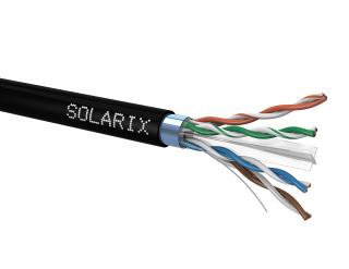 Instalační kabel Solarix CAT6 F/UTP PE  venkovní 500m/cívka
