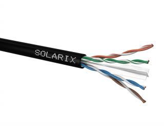 Instalační kabel Solarix CAT6 U/UTP PE  venkovní 500m/cívka