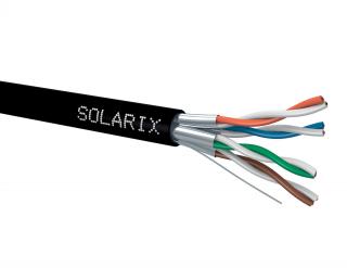 Instalační kabel Solarix CAT6A U/FTP PE  500m/cívka