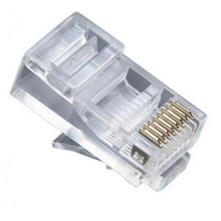 Konektor RJ45 CAT3 8p8c na plochou licnu