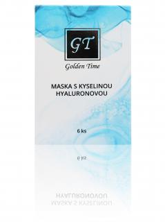 GOLDEN TIME Maska s kyselinou hyaluronovou, 6 x 26 ml