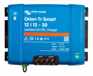 Orion-Tr 12/12-30A SMART DC/DC nabíječ izolovaný (DC/DC nabíječ druhé baterie, pro moderní (ECO) alternátory, bluetooth, široce nastavitelný)