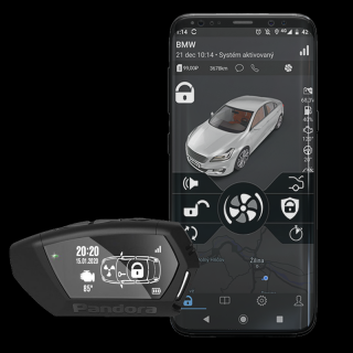 Pandora ELITE GSM/GPS autoalarm s online mobilní aplikací a LCD ovladačem ( Nejmodernější technologie známé dosud jen ze špičkových smartphonů, nepřekonatelné zabezpečení s vícenásobnou ochranou a dokonale jednoduché uživatelské rozhraní, toto a ještě mno