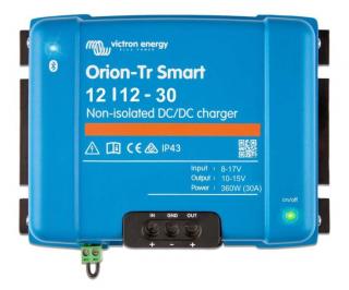 Victron Energy Orion-Tr 12/12-30A SMART DC/DC nabíječ neizolovaný (DC/DC neizolovaný 12/12-30A nabíječ druhé baterie, pro moderní (ECO) alternátory, bluetooth, široce nastavitelný)