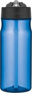Hydratační láhev s brčkem - světle modrá