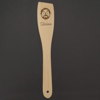 Dřevěná obracečka s textem  Tatínkova , masivní dřevo, délka 30 cm