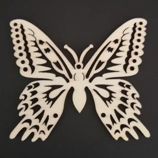 Dřevěný obrázek k vymalování motýl 20 cm