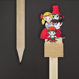 Tužka Rumcajs s Mankou a Cipískem 3 cm