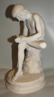 Alabastrová socha dívky