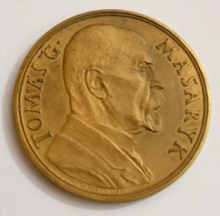 Medaile Tomáš G.Masaryk signováno O.Španiel
