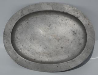 Starý cínový talíř 19.století