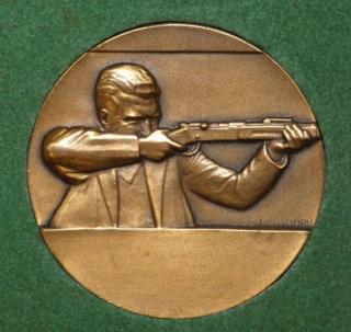 Střelecká medaile v etui