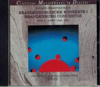Bach J.S. - Brandenburgische Konzerte - Nos.4-6 BMW 1049-1051 / CD