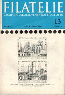 Filatelie 1960 - ročník X. / č. 13