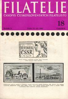 Filatelie 1960 - ročník X. / č. 18