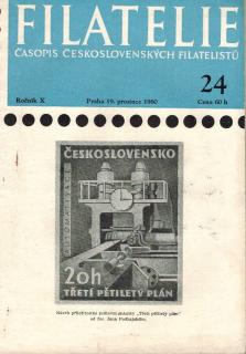 Filatelie 1960 - ročník X. / č. 24