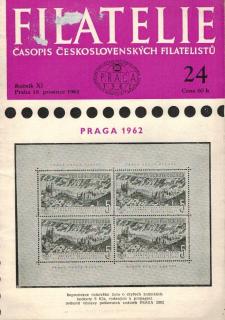 Filatelie 1961 - ročník XI. / č. 24
