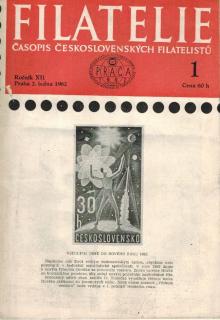 Filatelie 1962 - ročník XII. / č. 1