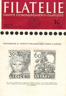 Filatelie 1962 - ročník XII. / č. 10