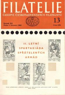 Filatelie 1962 - ročník XII. / č. 13