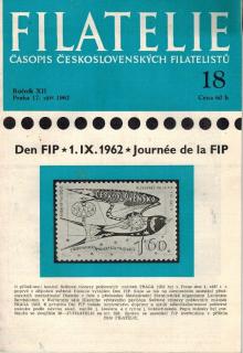 Filatelie 1962 - ročník XII. / č. 18