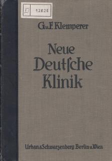 Klemperer G.u.F. - Neue Deutsche Klinik