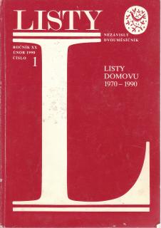 Listy domovu 1970 - 1990