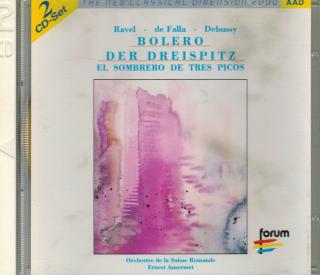 Ravel, de Falla, Debussy - Bolero der Dreispitz / 2 CD