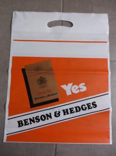 Benson & Hedges - originální igelitová taška z Tuzexu (NENOŠENÁ)