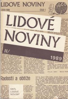 Lidové noviny II./1989 (Kolektiv autorů)