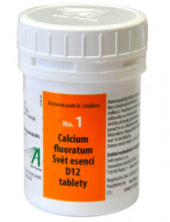 Nr. 1 Calcium fluoratum Adler Pharma D12 Velikost: 1000 tbl.