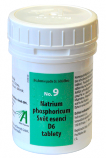 Nr. 9 Natrium phosphoricum Adler Pharma D6 Velikost: 1000 tbl.