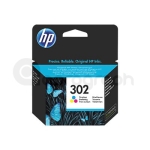 HP 302 inkoustová náplň F6U65AE tri-colour CMY