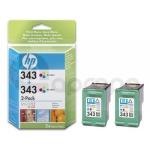 HP 343 inkoustové náplně CB332EE tri-colour CMY