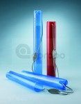 Plastový tubus, modrý, vnitřní délka 43-77cm / průměr 69mm