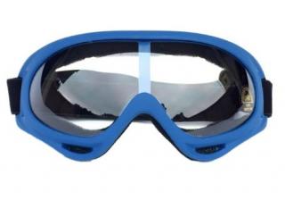 Brýle pro motokros dětské modré (Dětské moto brýle minicross / pitbike /čtyřkolka)